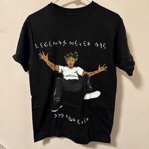 Juice Wrld Legends Never Die Black Graphic Tee
